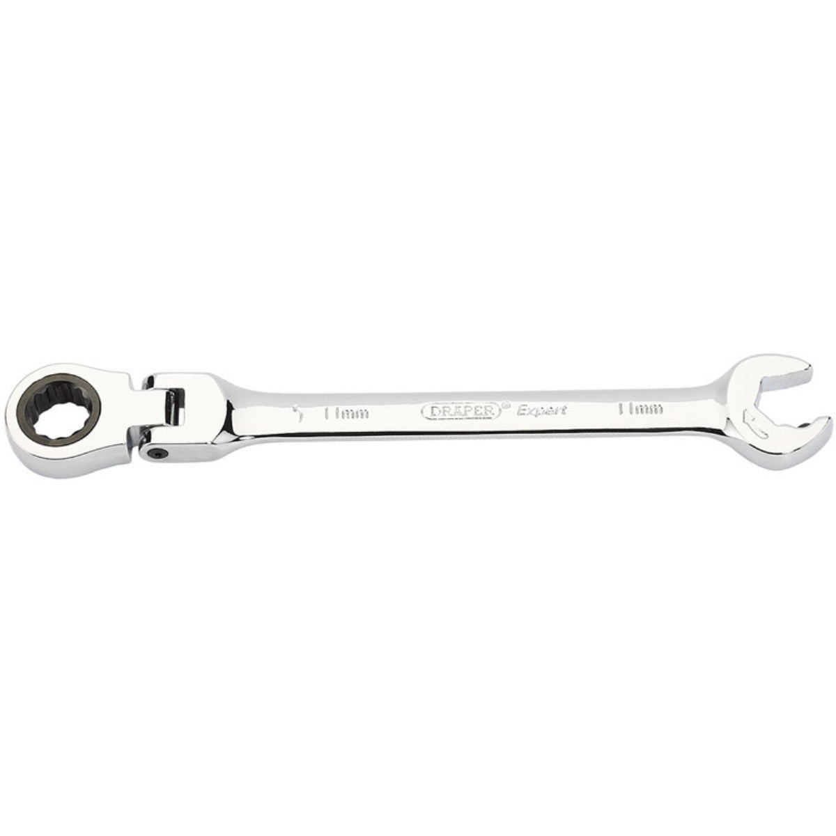 Draper Expert Metric Combination Spanner with Flexible Head and Double Ratcheting Features (11mm) 06855