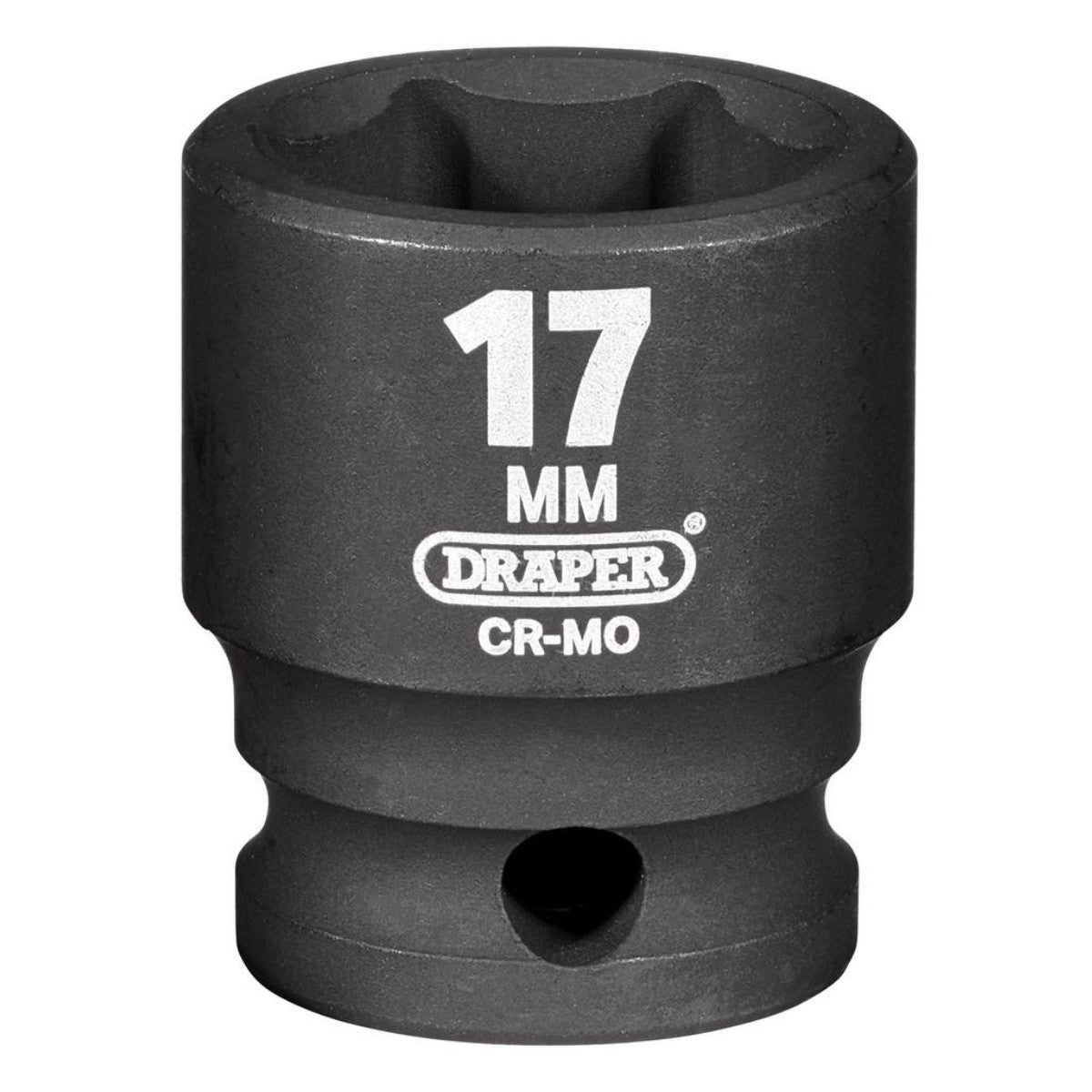 Draper HI-TORQ 6 Point Impact Socket, 3/8" Sq. Dr., 17mm 06877