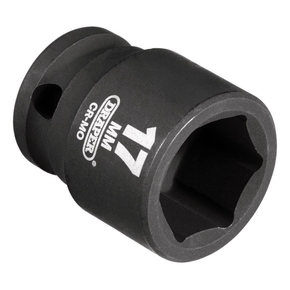 Draper HI-TORQ 6 Point Impact Socket, 3/8" Sq. Dr., 17mm 06877