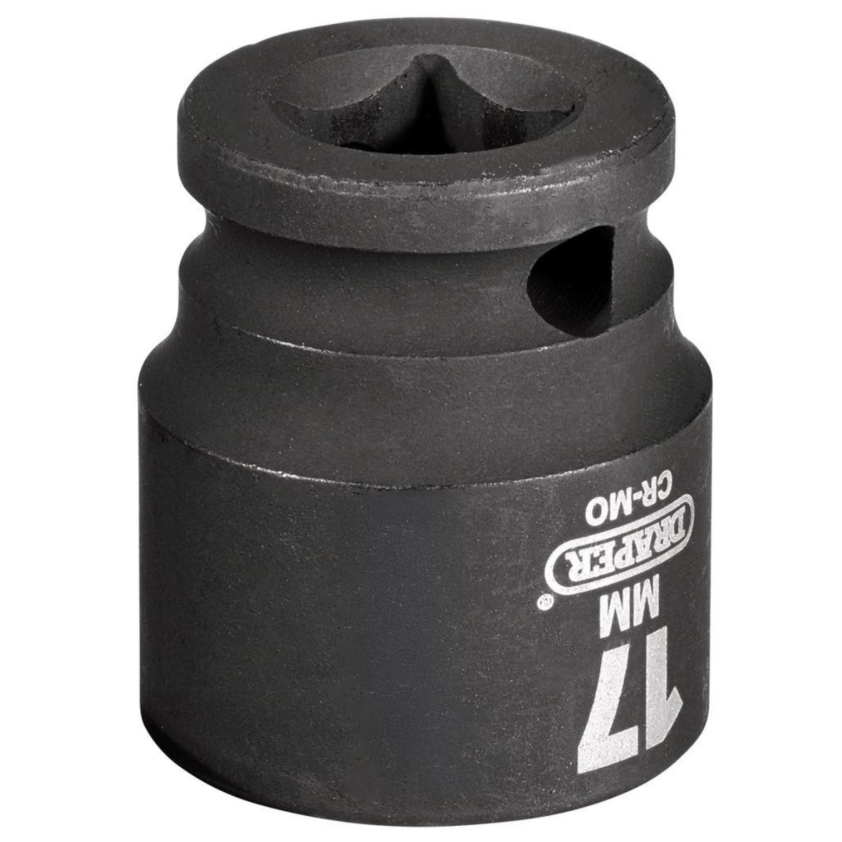 Draper HI-TORQ 6 Point Impact Socket, 3/8" Sq. Dr., 17mm 06877