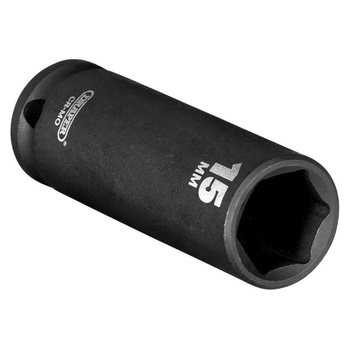 Draper HI-TORQ 6 Point Deep Impact Socket, 3/8" Sq. Dr., 15mm 06888