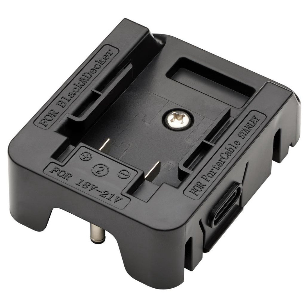 Draper Expert 24W AC/DC Hybrid Work Light Power Tool Battery Adaptor Compatible with BLACK+DECKER, PORTER-CABLE and STANLEY for Stock No. 04673 07072