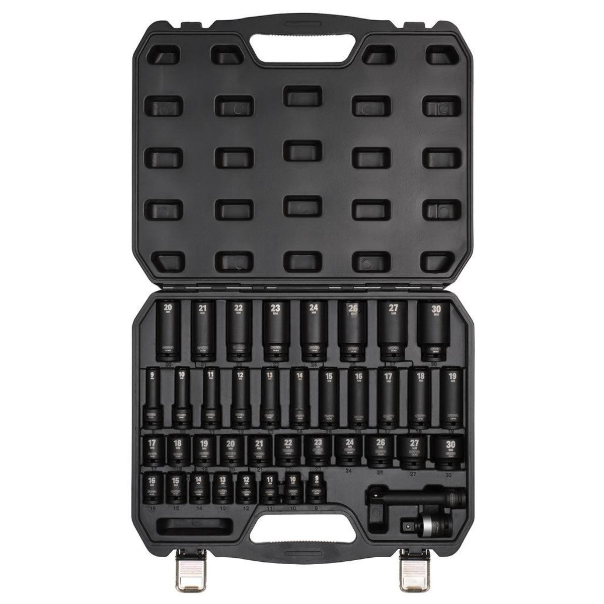 Draper Hi-TORQ Impact Socket Set, 1/2" Sq. Dr. (40 Piece) 07106