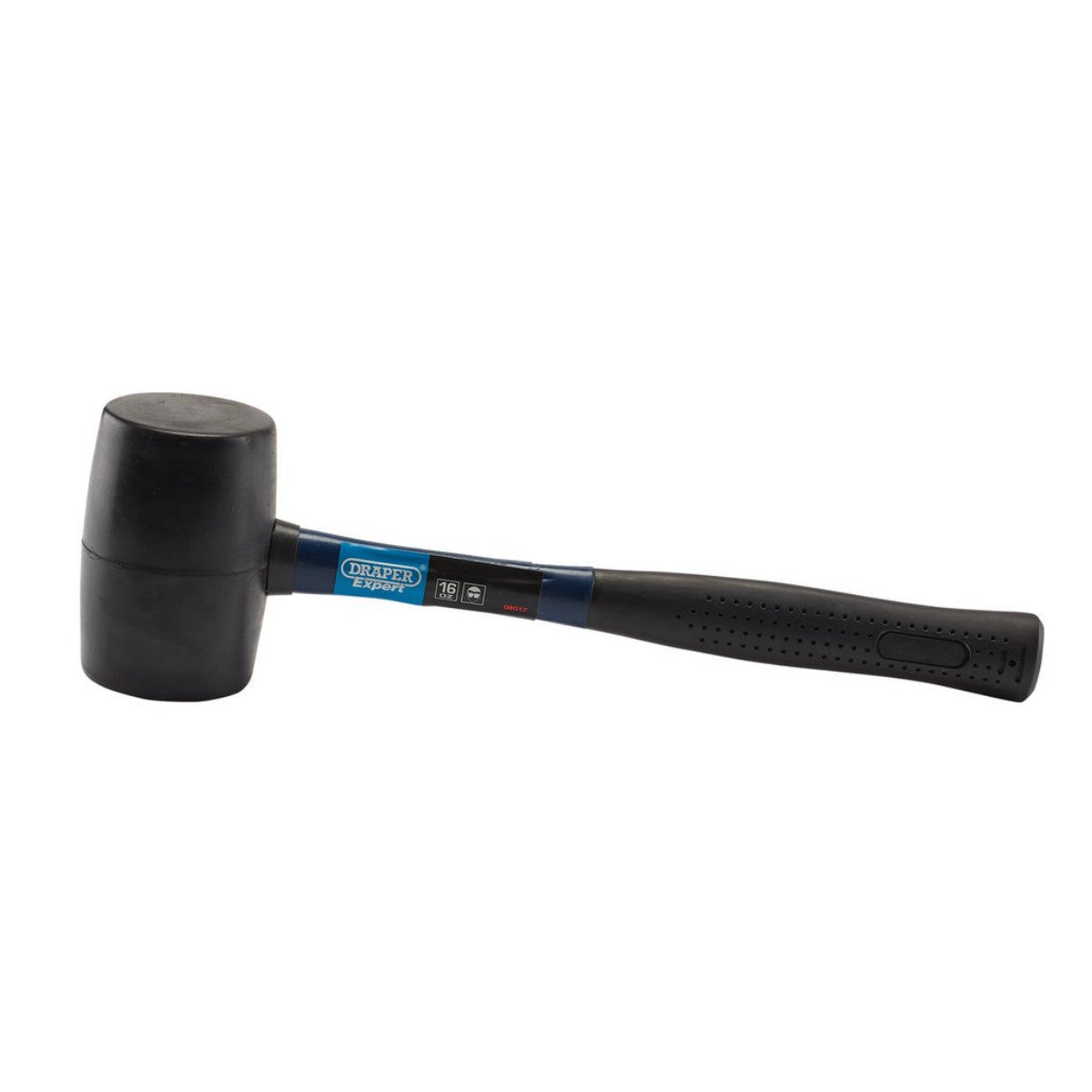 Draper Expert Rubber Mallet with Fibreglass Shaft, 450g/16oz 08017