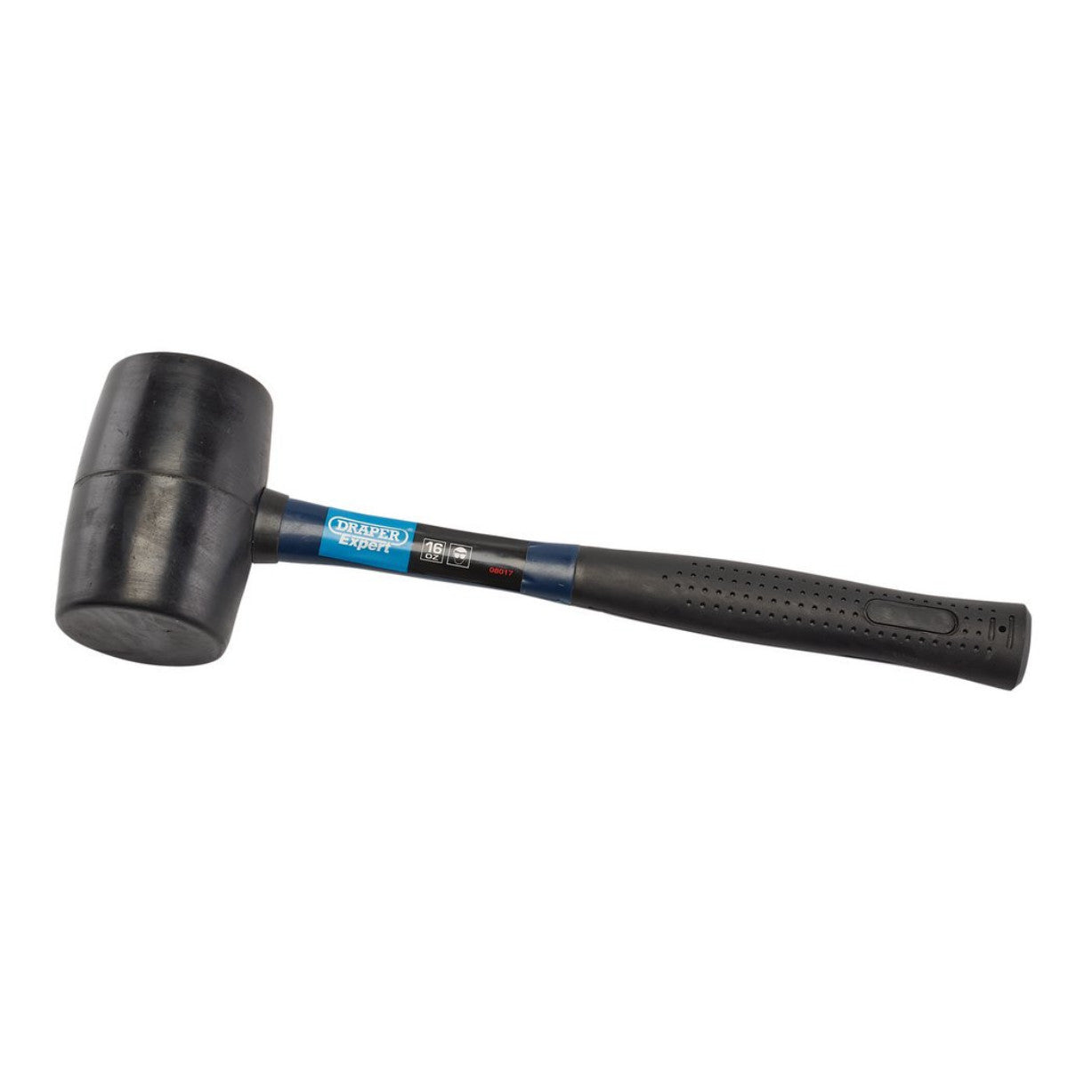 Draper Expert Rubber Mallet with Fibreglass Shaft, 450g/16oz 08017