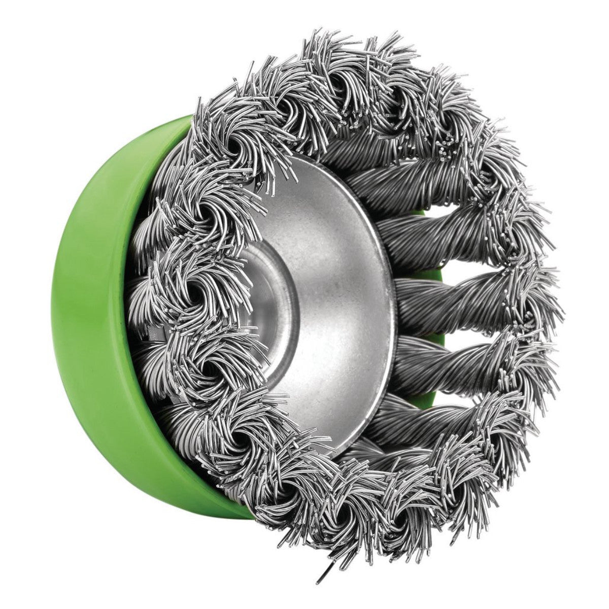 Draper Stainless-Steel Twist-Knot Wire Cup Brush, 75mm, M14 08054