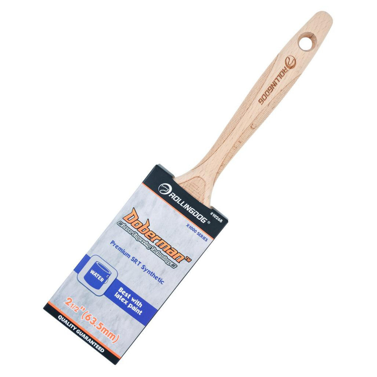 Rollingdog DOBERMAN Series Flat Paint Brush, 2.5" 08150