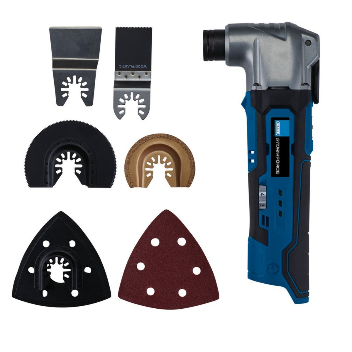 Draper Storm Force 10.8V Oscillating Multi-Tool (Sold Bare) 08953