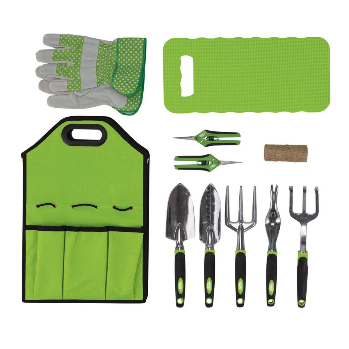 Draper Expert Aluminium Garden Tool Set with Storage Bag (11 Piece) 08998