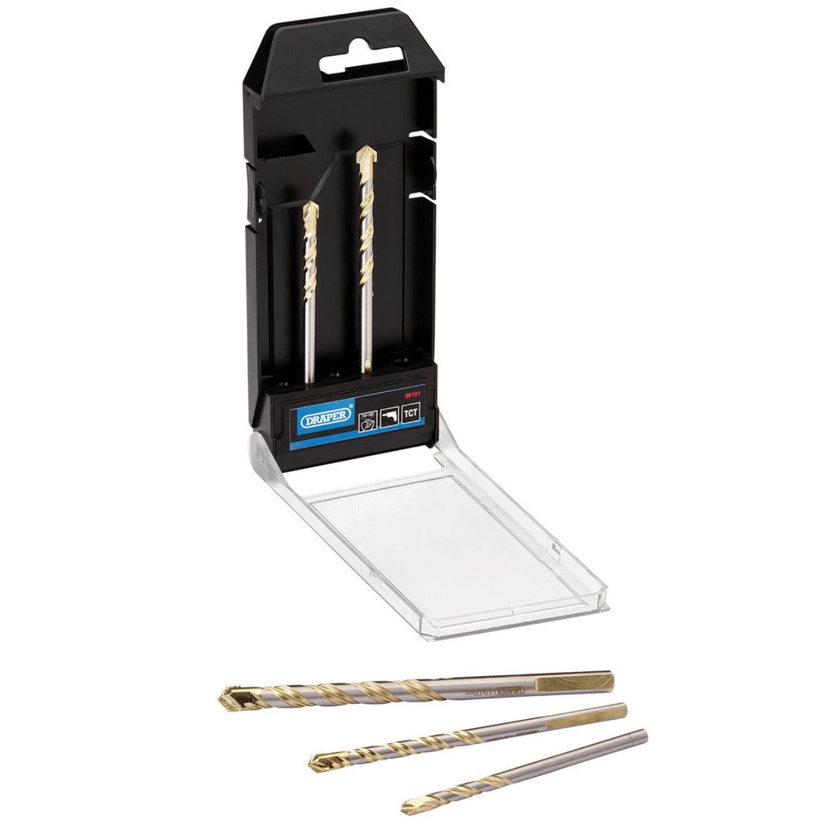 Draper Multi Construction TCT Drill Bit Set (5 Piece) 09101