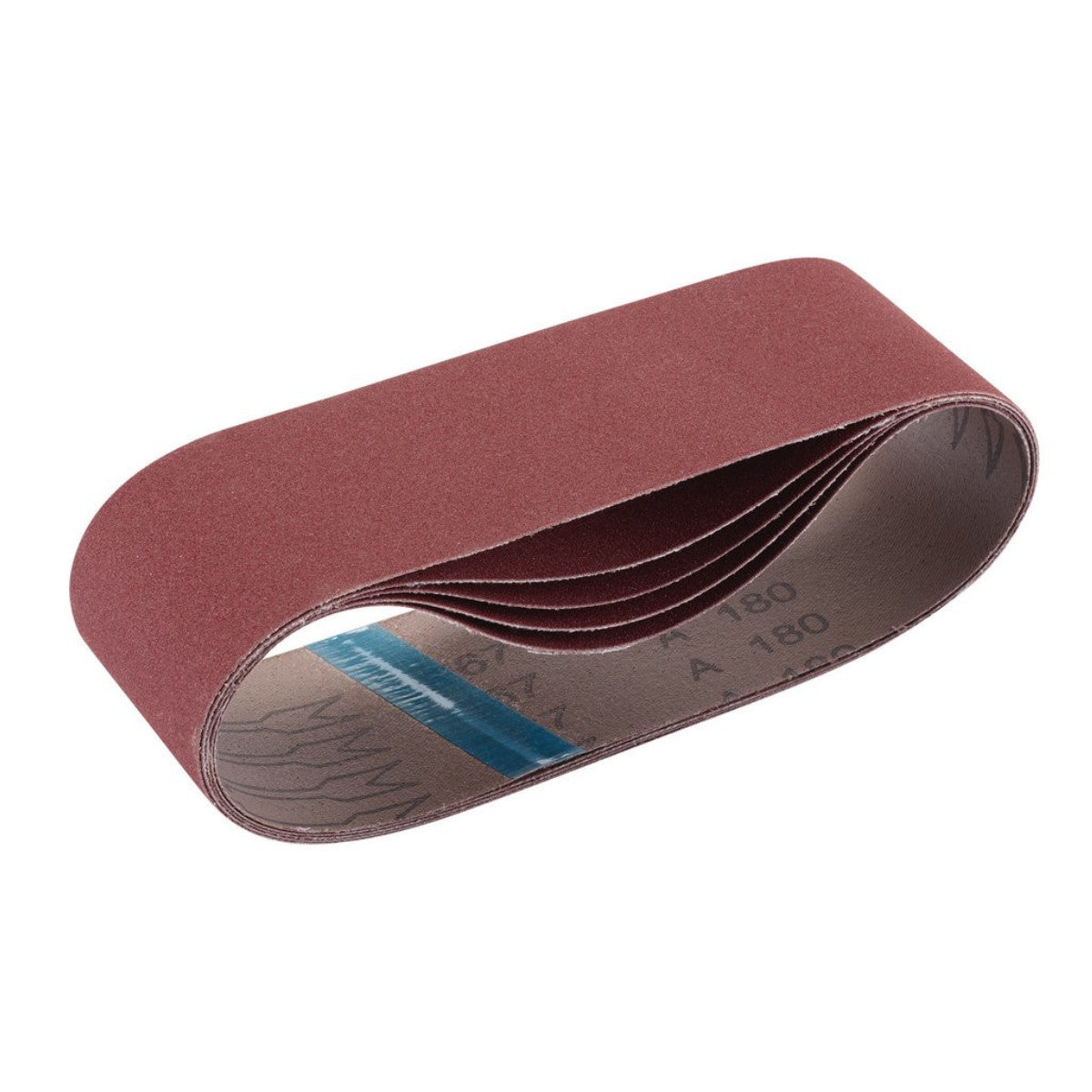 Draper Cloth Sanding Belt, 75 x 533mm, 180 Grit (Pack of 5) 09243