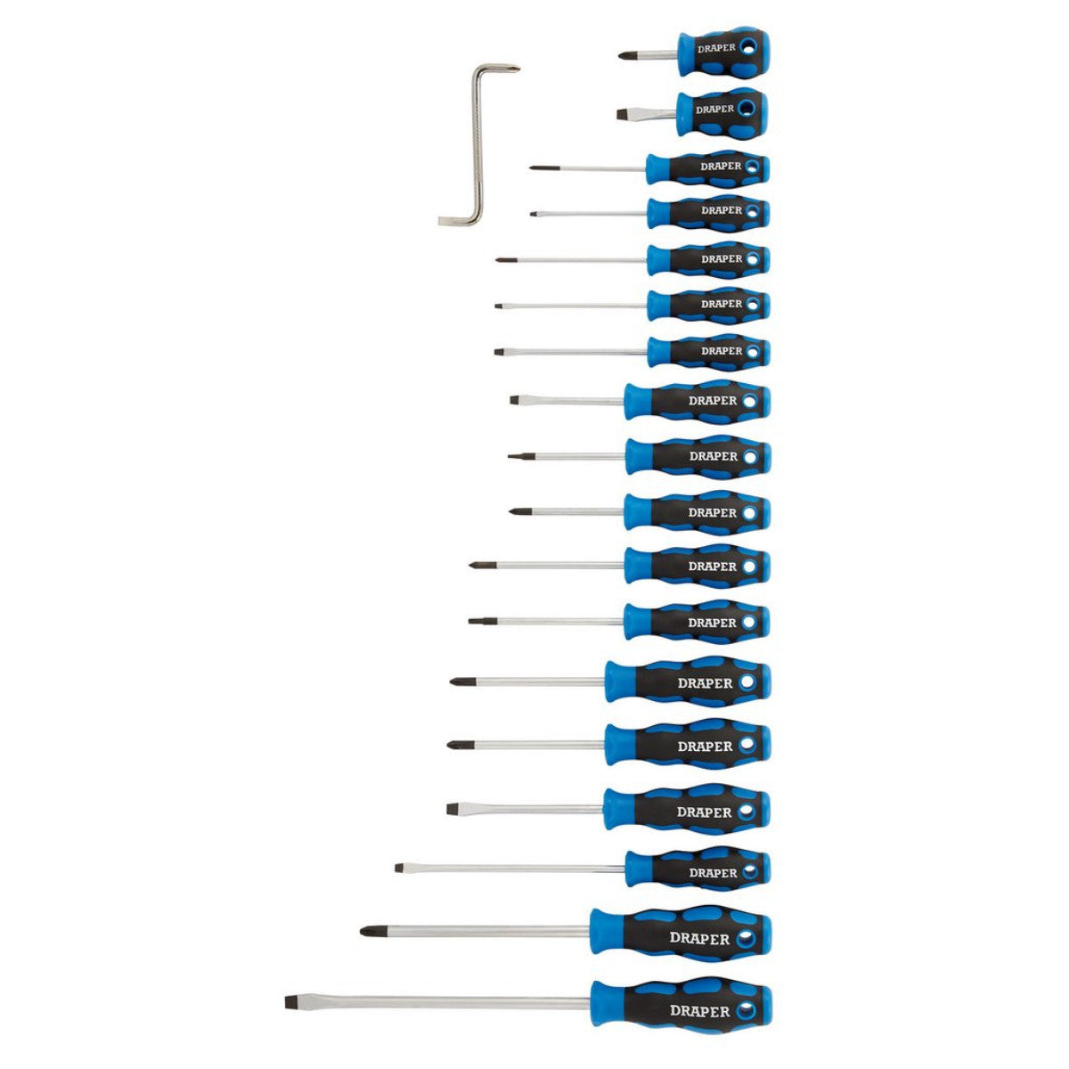 Draper Soft Grip Screwdriver Set (19 Piece) 09548