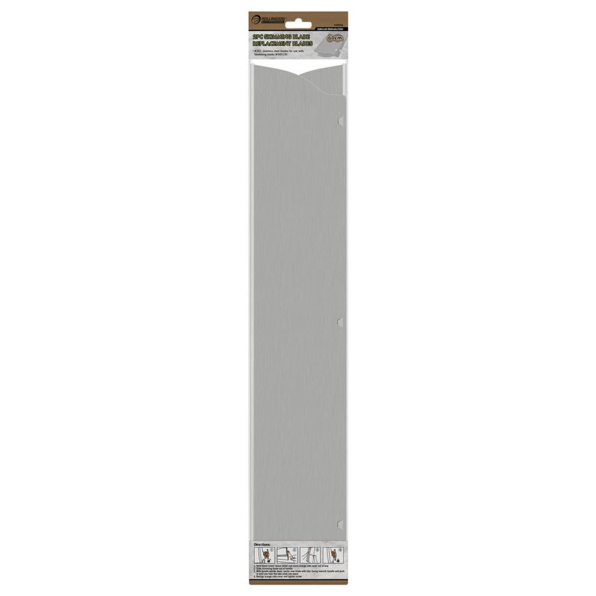 Rollingdog Replacement Skimming Blades, 600mm (Pack of 2) 09641