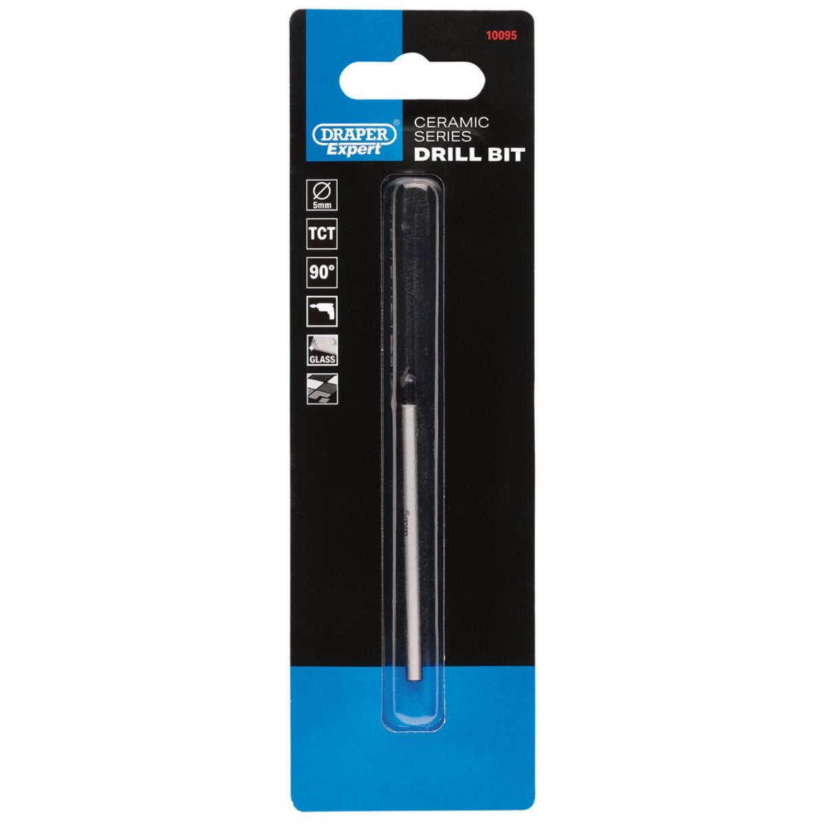 Draper Expert TCT Ceramic Drill Bit, 5mm x 70mm 10095