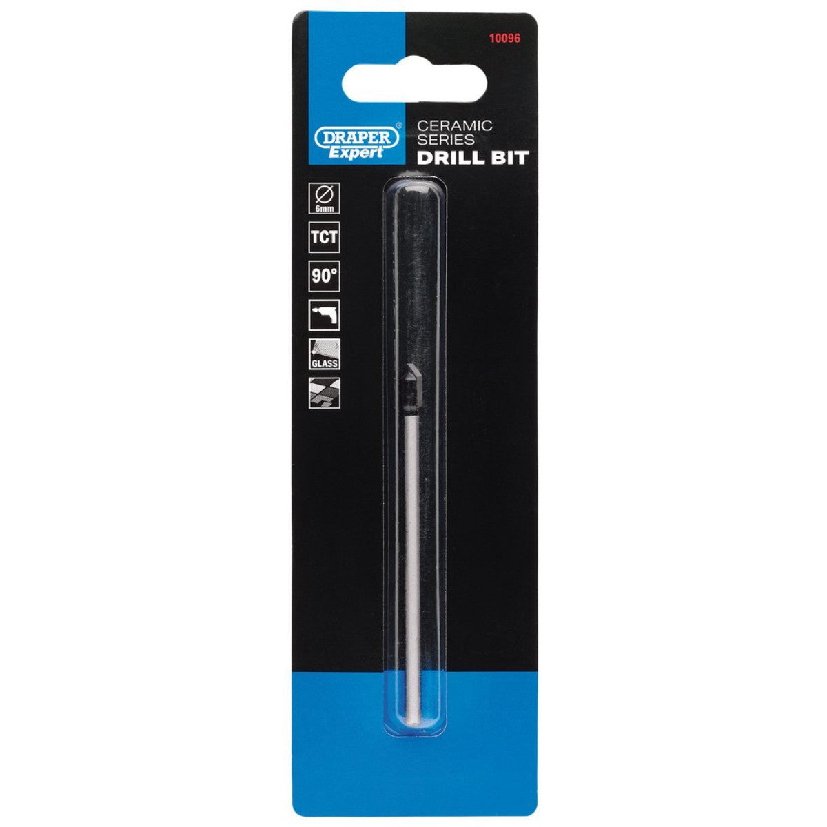 Draper Expert TCT Ceramic Drill Bit, 6mm x 80mm 10096