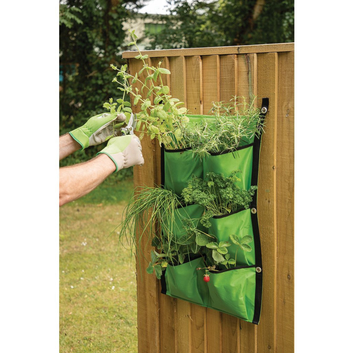 Draper 6-Section Fabric Hanging Grow Bag 10107