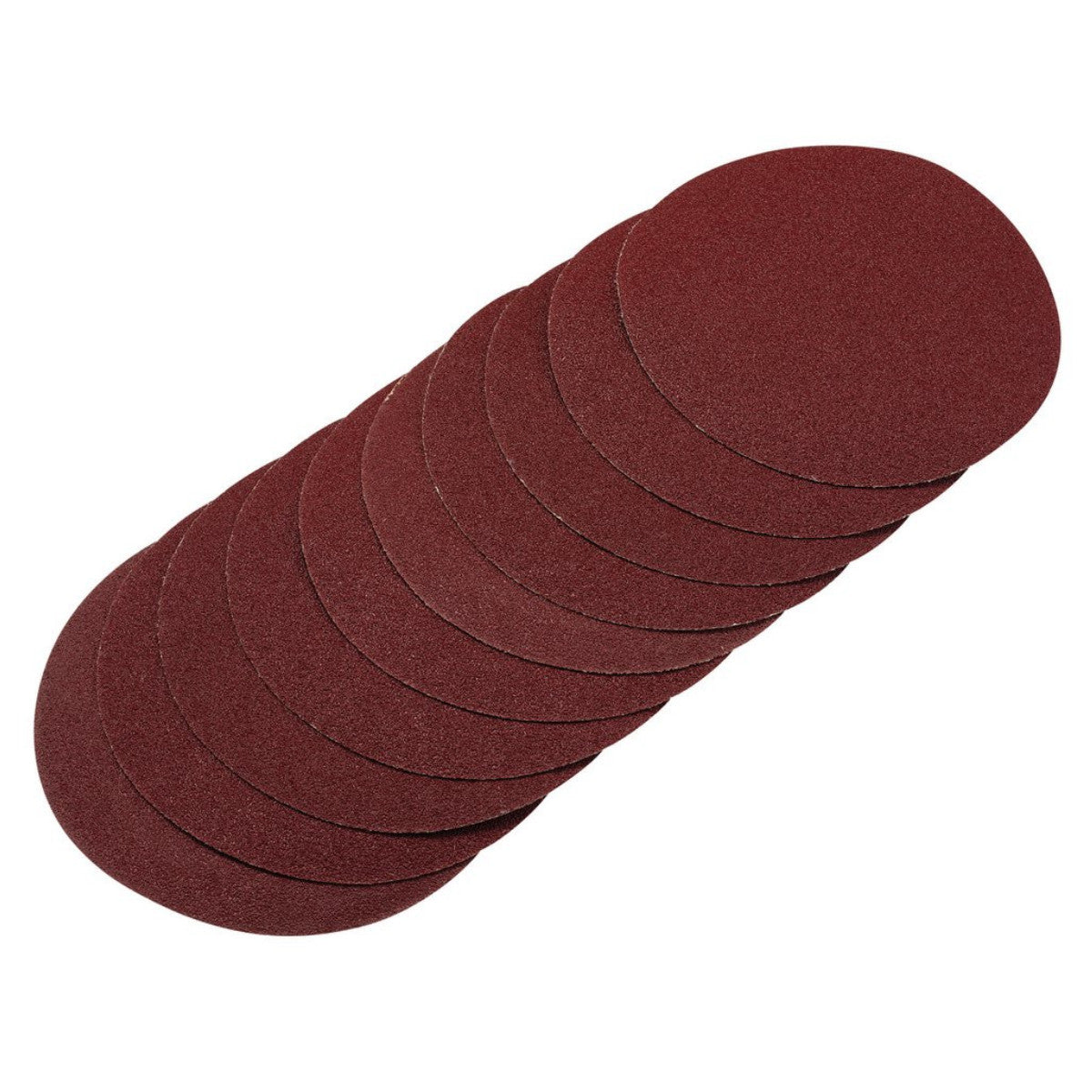 Draper Sanding Discs, 200mm, 40 Grit (Pack of 10) 10229