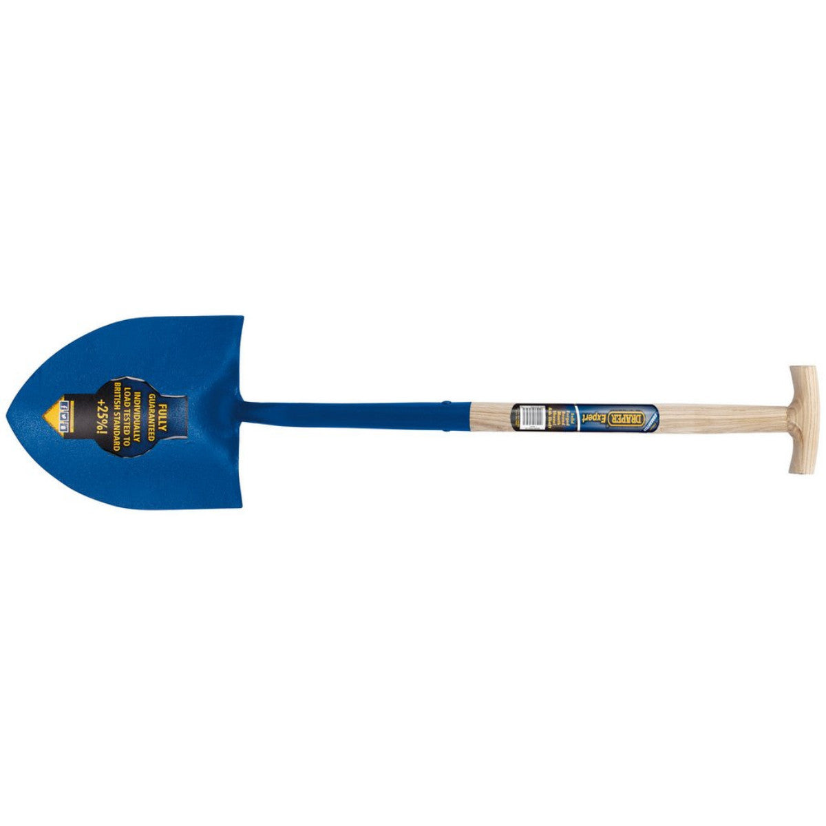 Draper Expert Contractors Round Mouth No.2 Shovel with Ash Shaft and T-Handle 10875