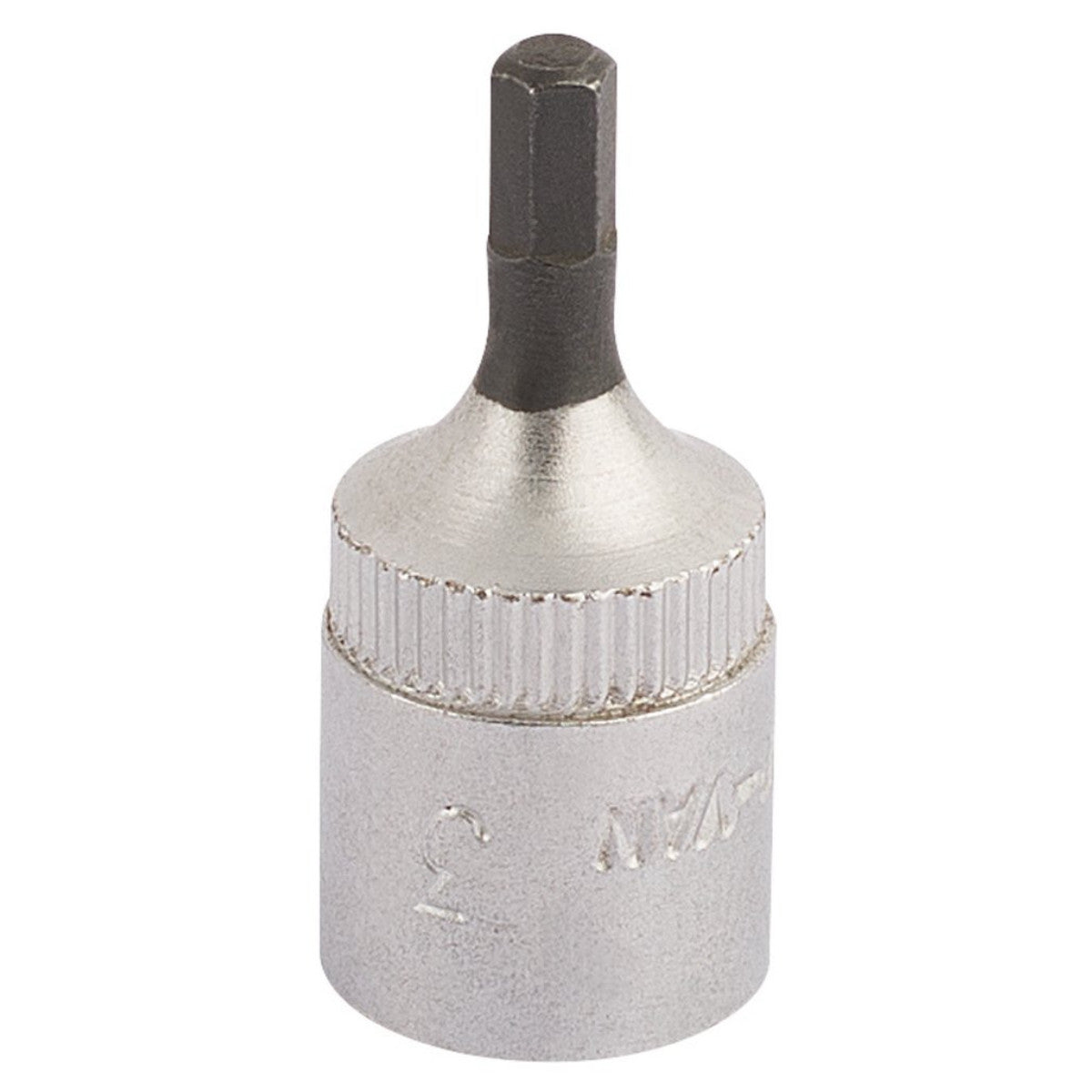 Elora Hexagon Screwdriver Socket, 1/4" Sq. Dr., 3mm 11124