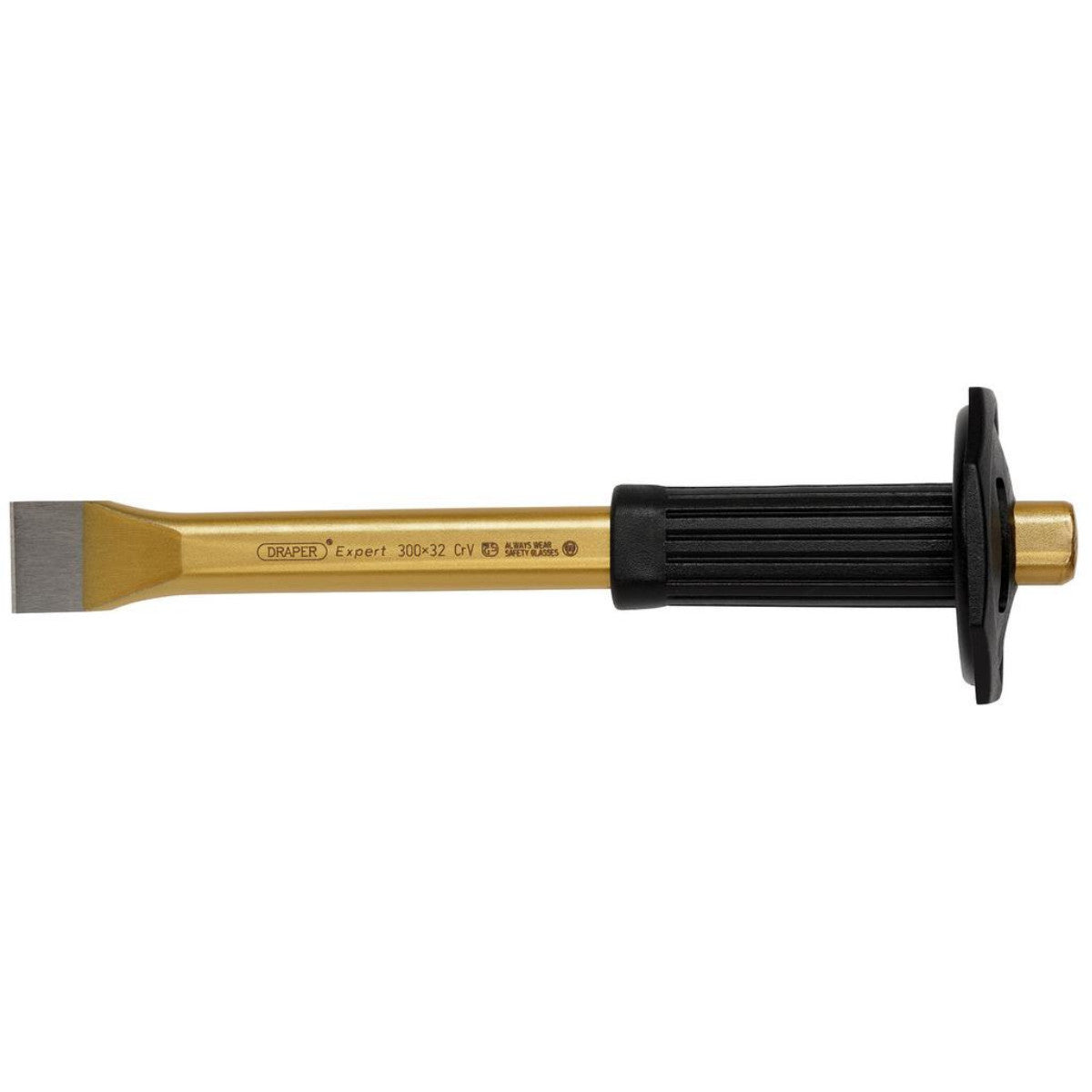 Draper Expert Flat Cold Chisel with Hand Grip, 300 x 32mm 11152