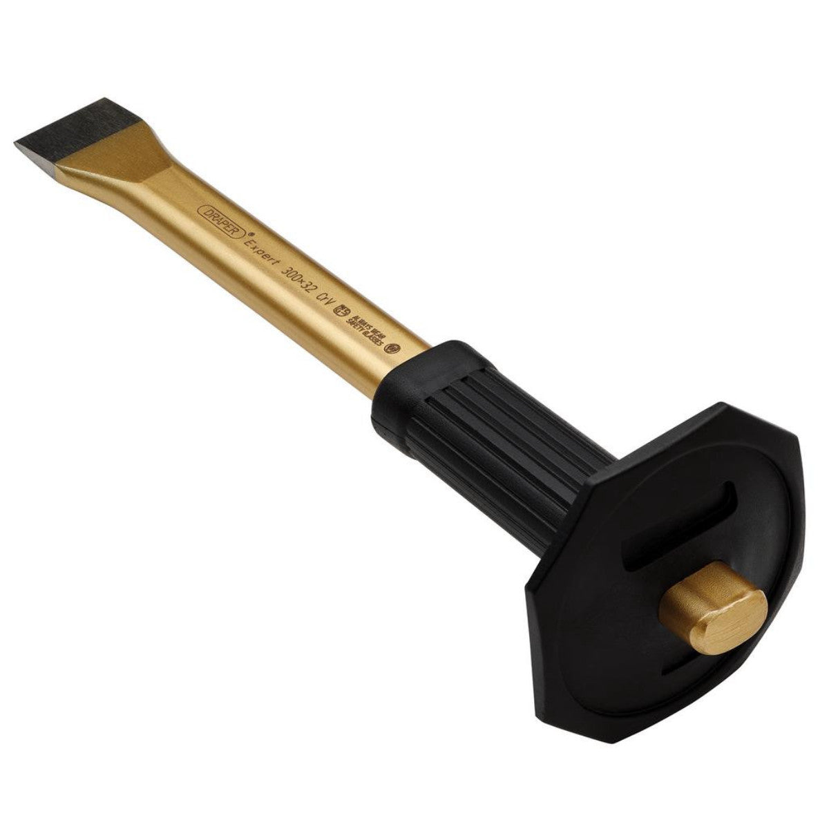 Draper Expert Flat Cold Chisel with Hand Grip, 300 x 32mm 11152