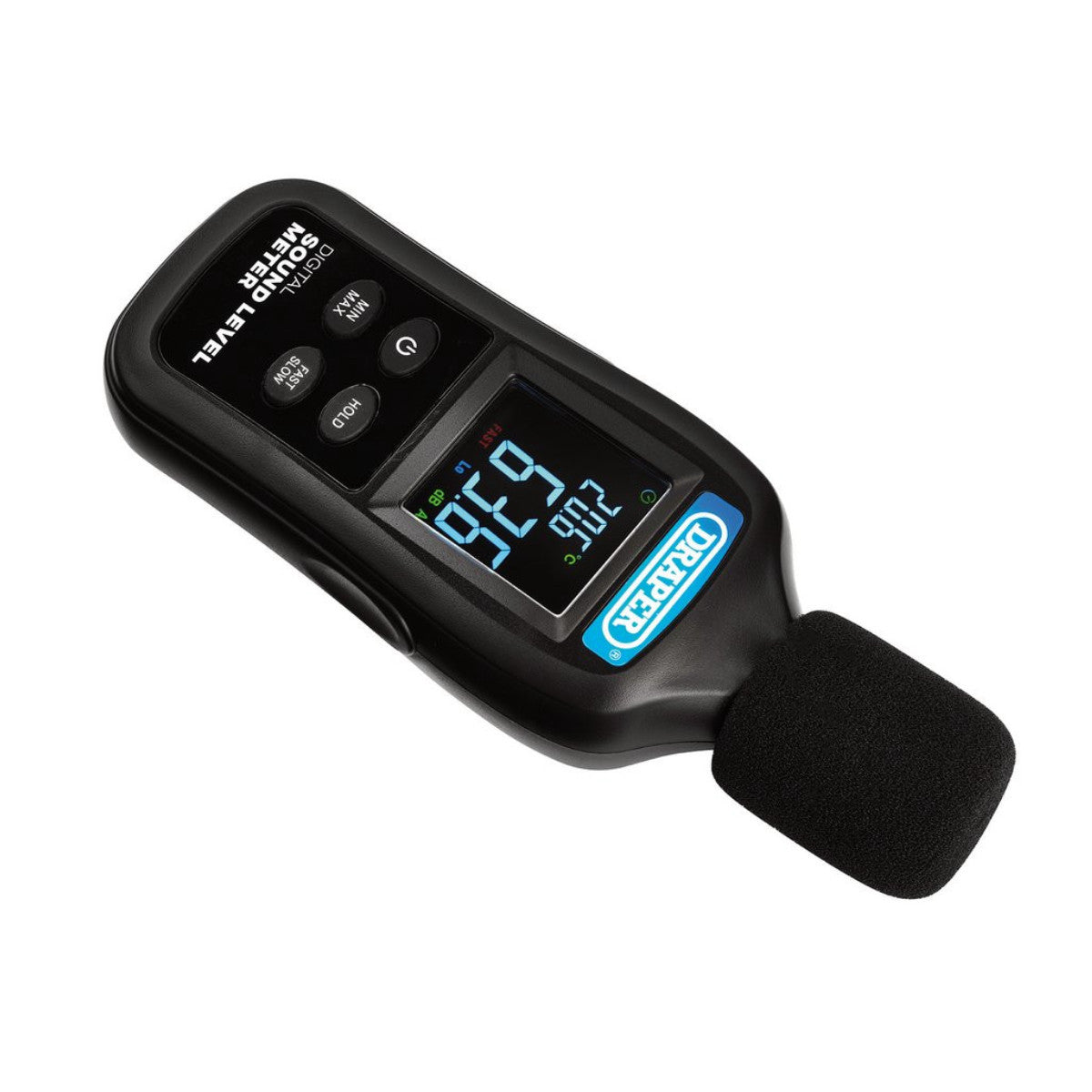 Draper Handheld Digital Sound Level Meter, 35-135dB and -20 to +70°C 12442