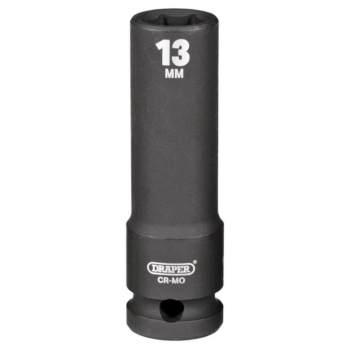 Draper Expert HI-TORQ Deep Impact Socket, 1/2" Sq. Dr., 13mm 12740