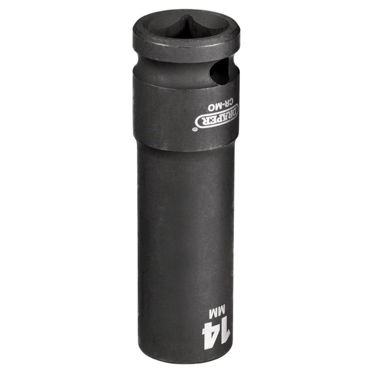 Draper Expert HI-TORQ Deep Impact Socket, 1/2" Sq. Dr., 14mm 12741