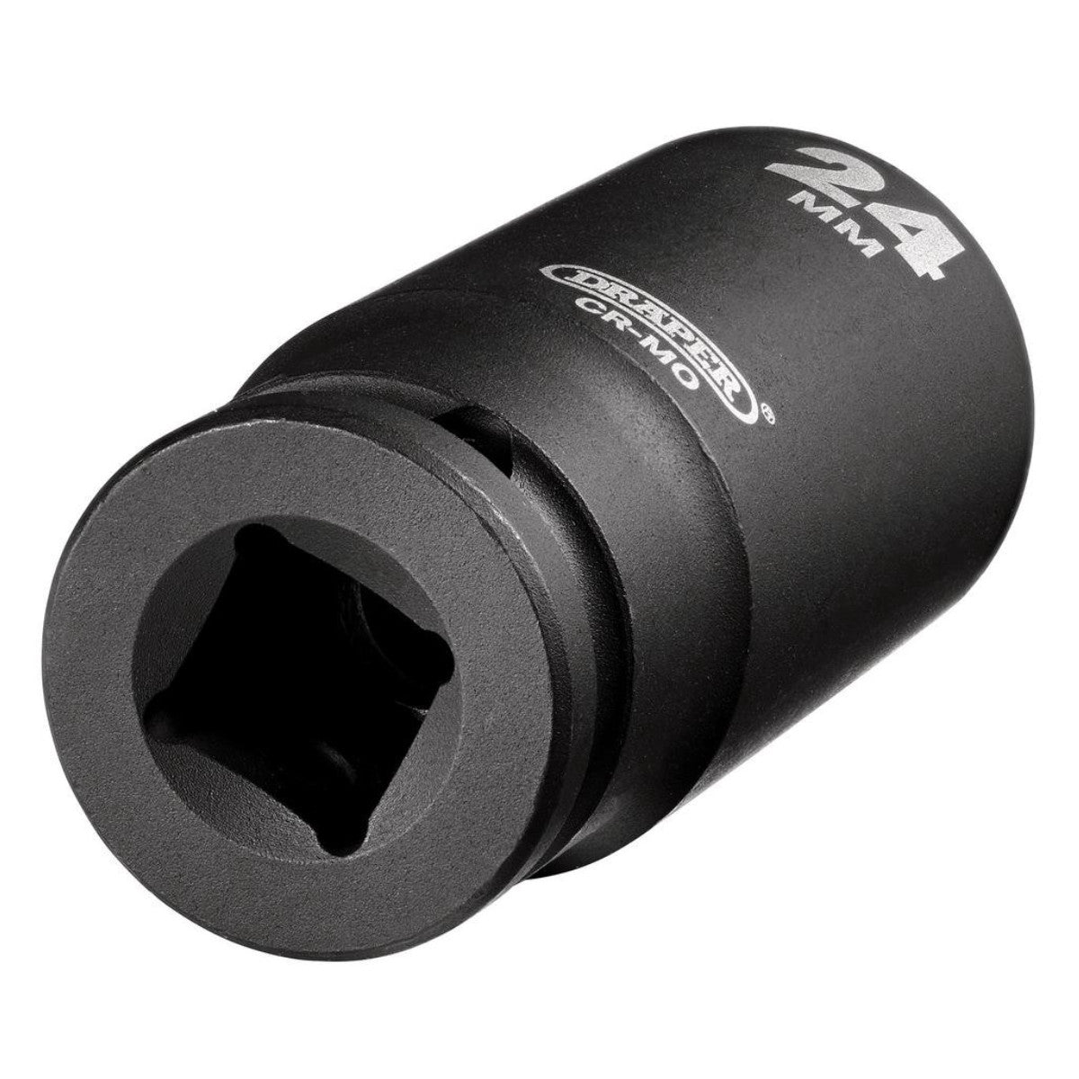 Draper HI-TORQ Deep Impact Socket, 1/2" Sq. Dr., 24mm 12746