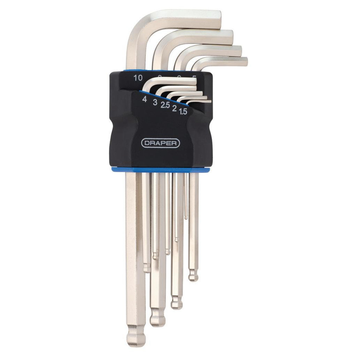 Draper Metric Long Arm Ball End Hex Key Set (9 Piece) 12808