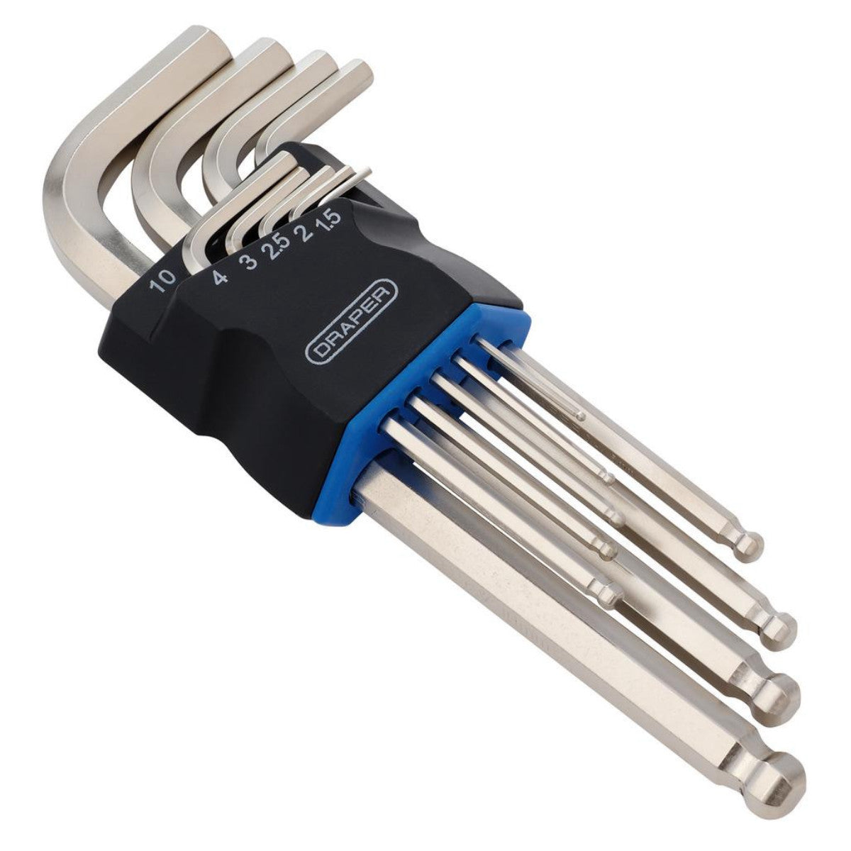 Draper Metric Long Arm Ball End Hex Key Set (9 Piece) 12808