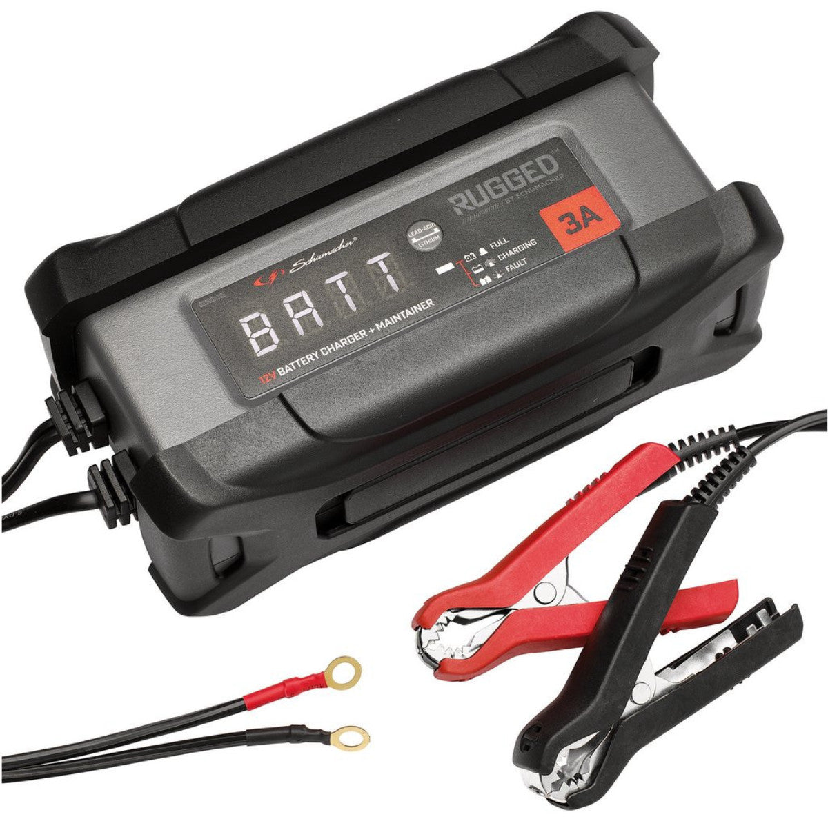 Schumacher Rugged SPX458, 3A 12V Battery Charger and Maintainer 12961