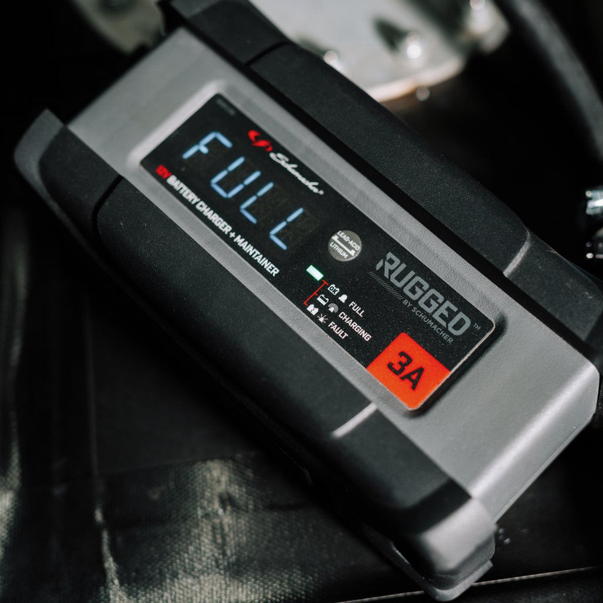 Schumacher Rugged SPX458, 3A 12V Battery Charger and Maintainer 12961