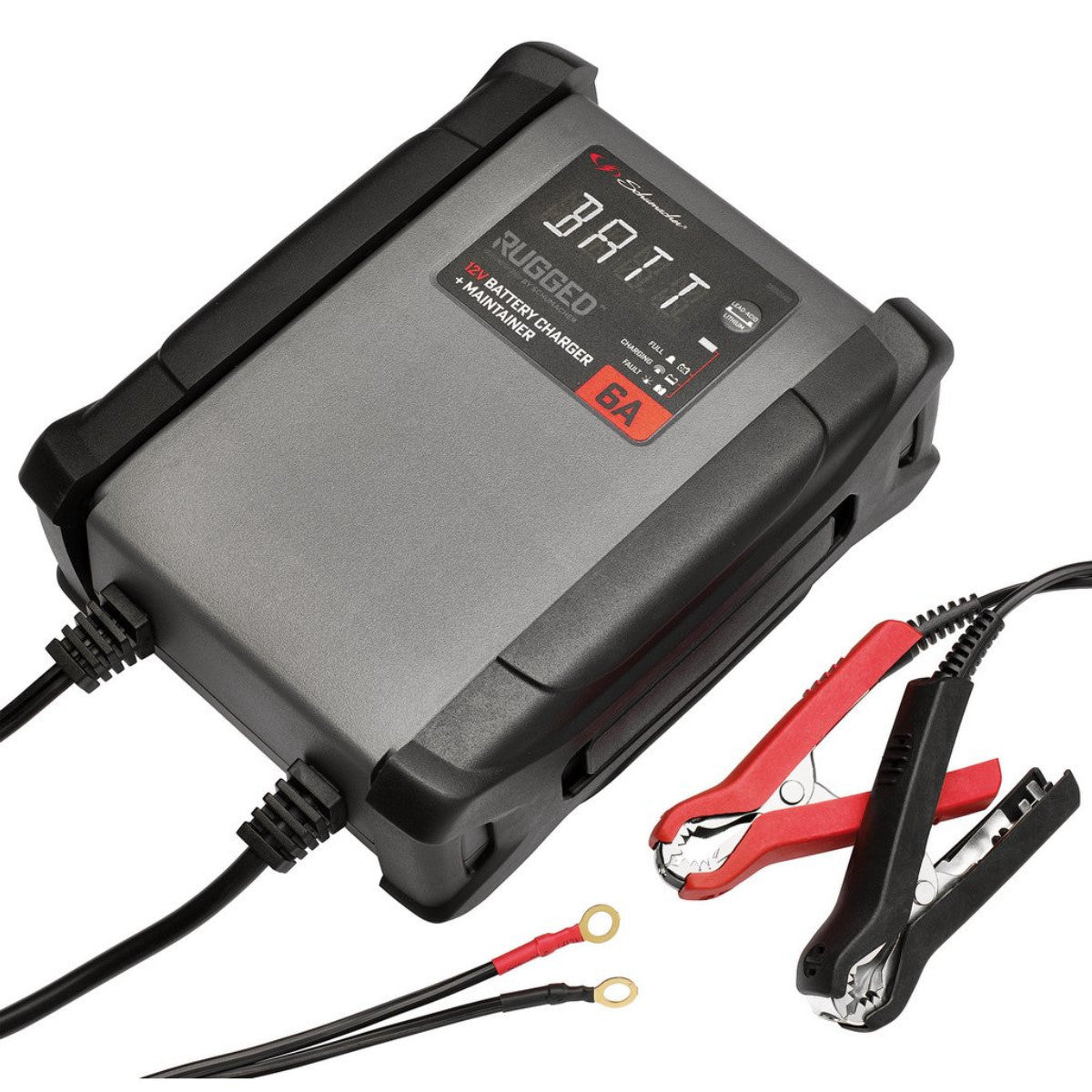 Schumacher Rugged SPX459, 6A, 12V Battery Charger and Maintainer 13100