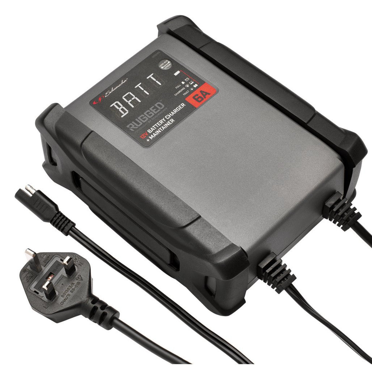 Schumacher Rugged SPX459, 6A, 12V Battery Charger and Maintainer 13100