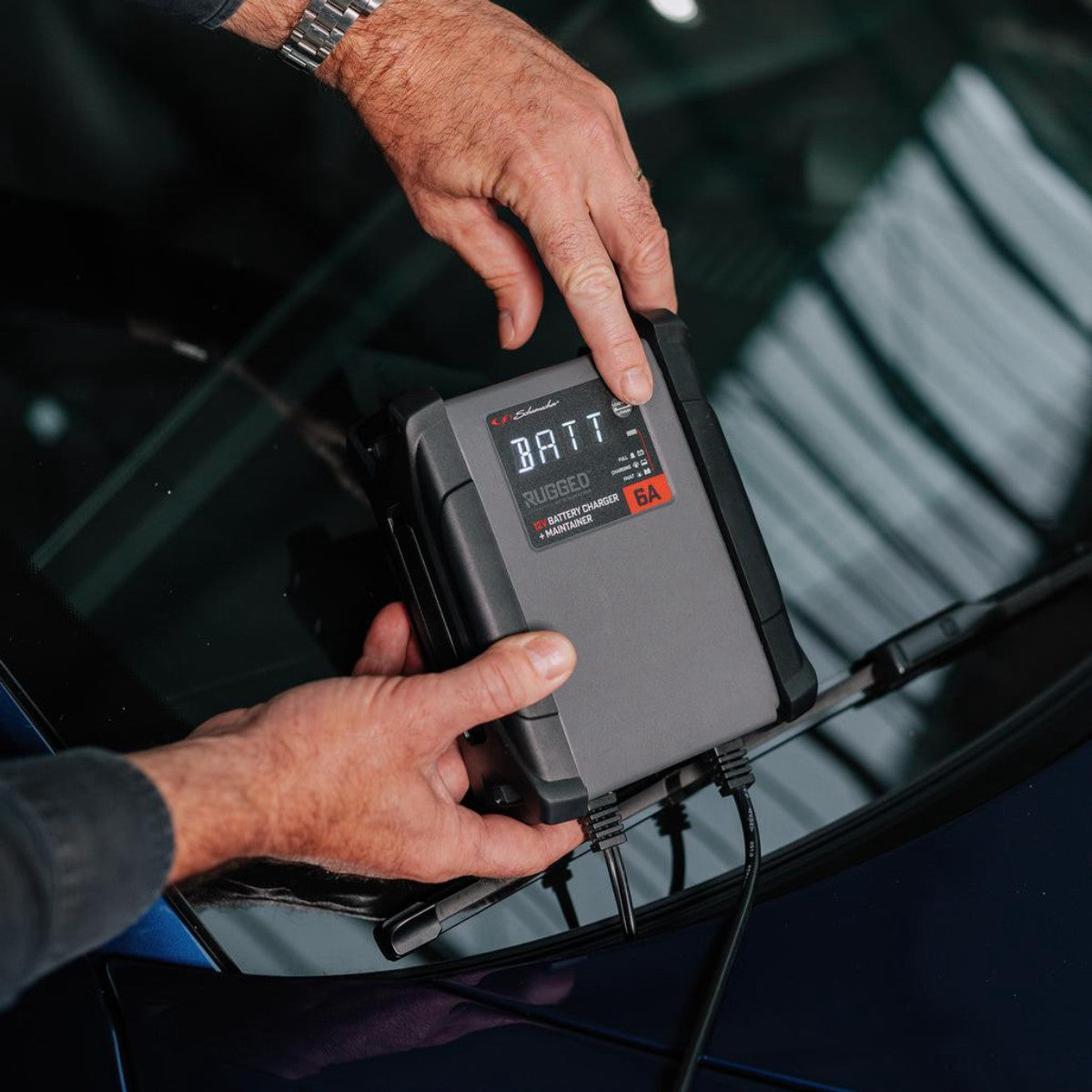 Schumacher Rugged SPX459, 6A, 12V Battery Charger and Maintainer 13100
