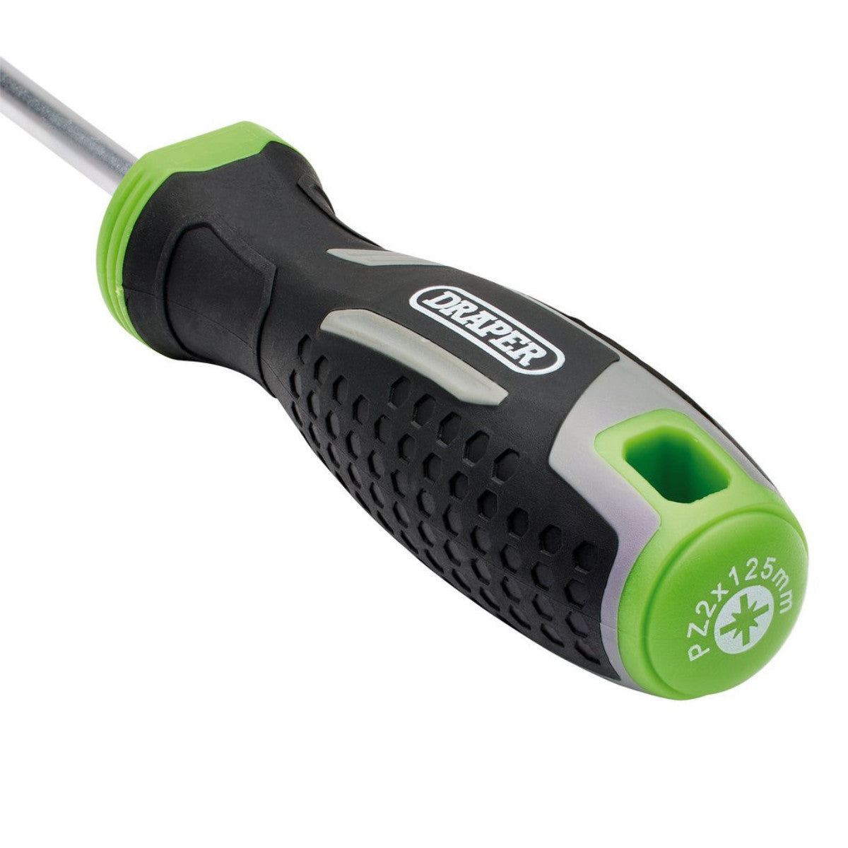 Draper Pozi Soft Grip Screwdriver, PZ2 x 125mm 13372