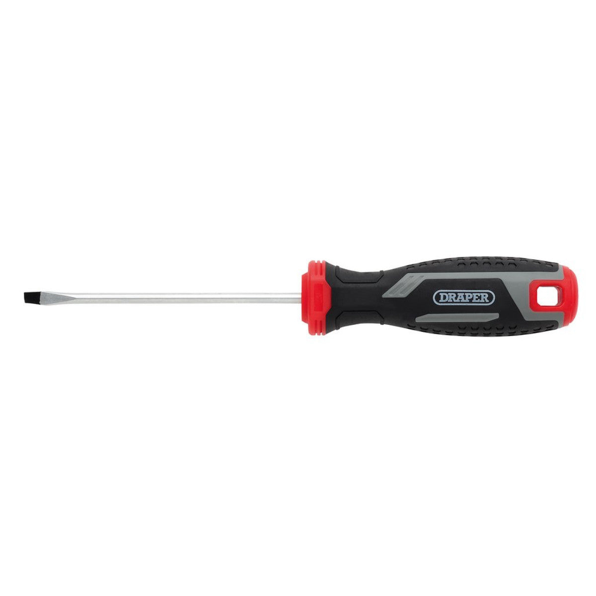 Draper Slotted Soft Grip Screwdriver, SL4 x 100mm 13386