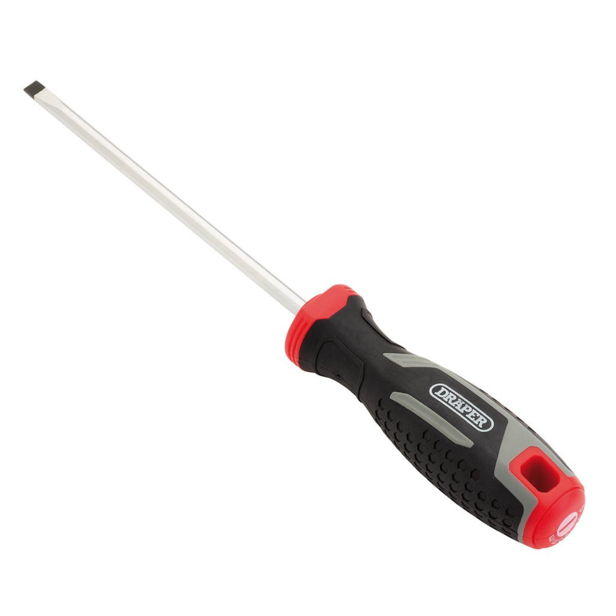 Draper Slotted Parallel Soft Grip Screwdriver, SL5.5 x 125mm 13389