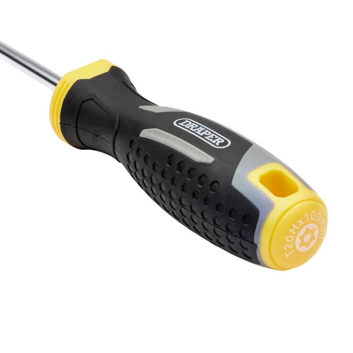 Draper TX-STAR Tamperproof Soft Grip Screwdriver, T20H x 100mm 13410