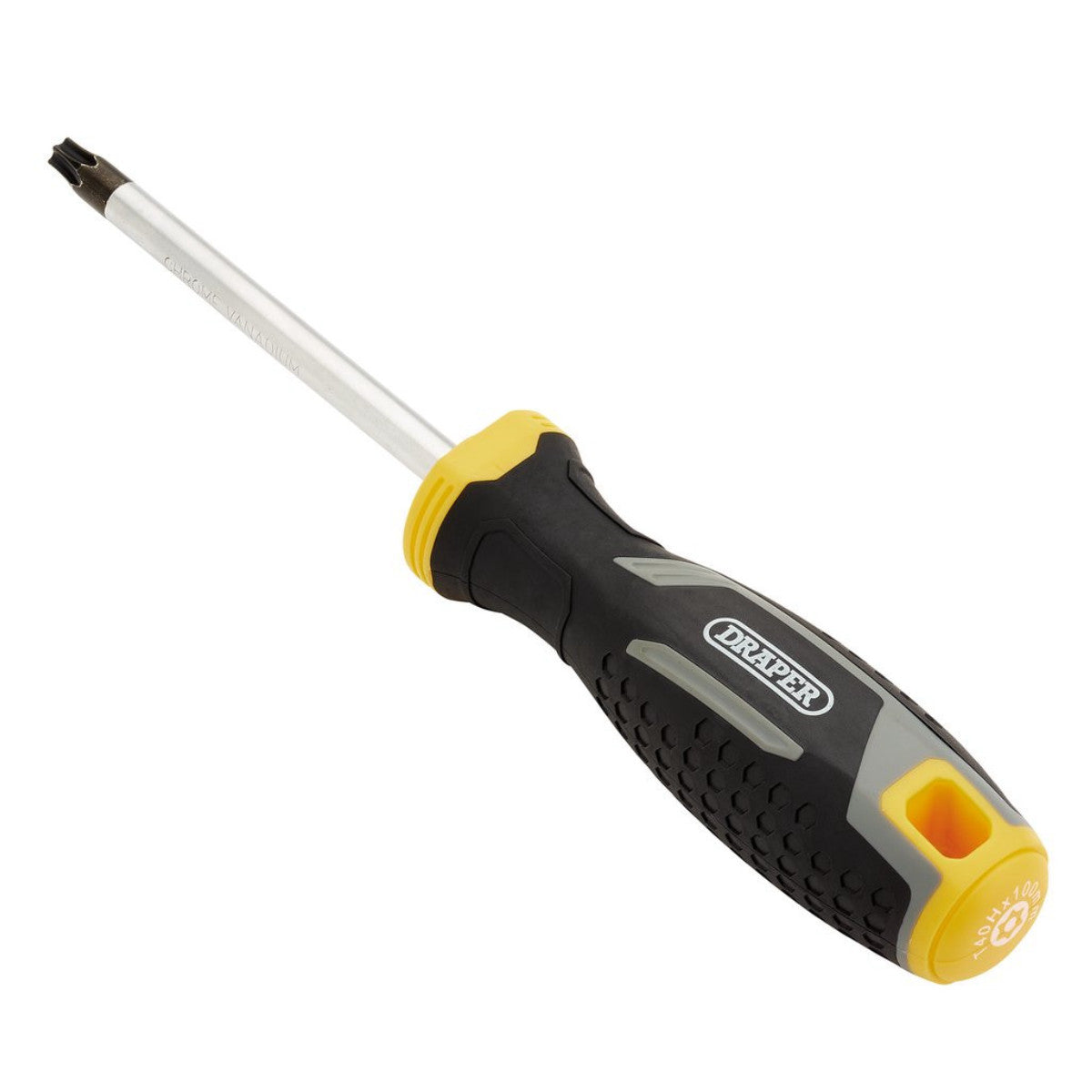 Draper TX-STAR Tamperproof Soft Grip Screwdriver, T40H x 100mm 13426