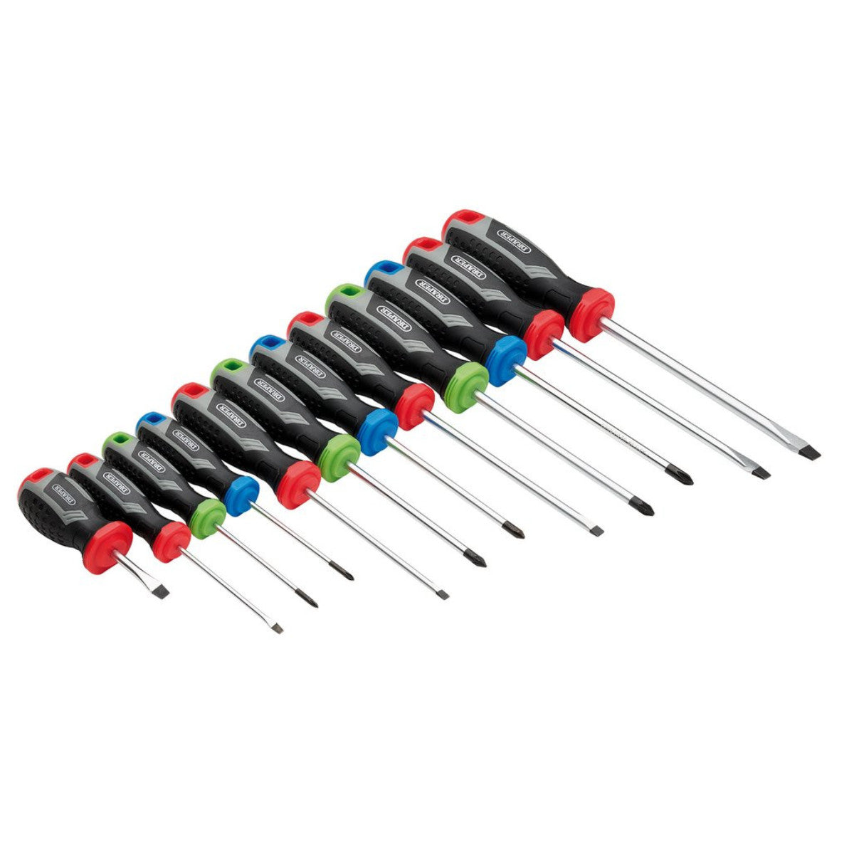 Draper Soft Grip Screwdriver Set (12 Piece) 13436