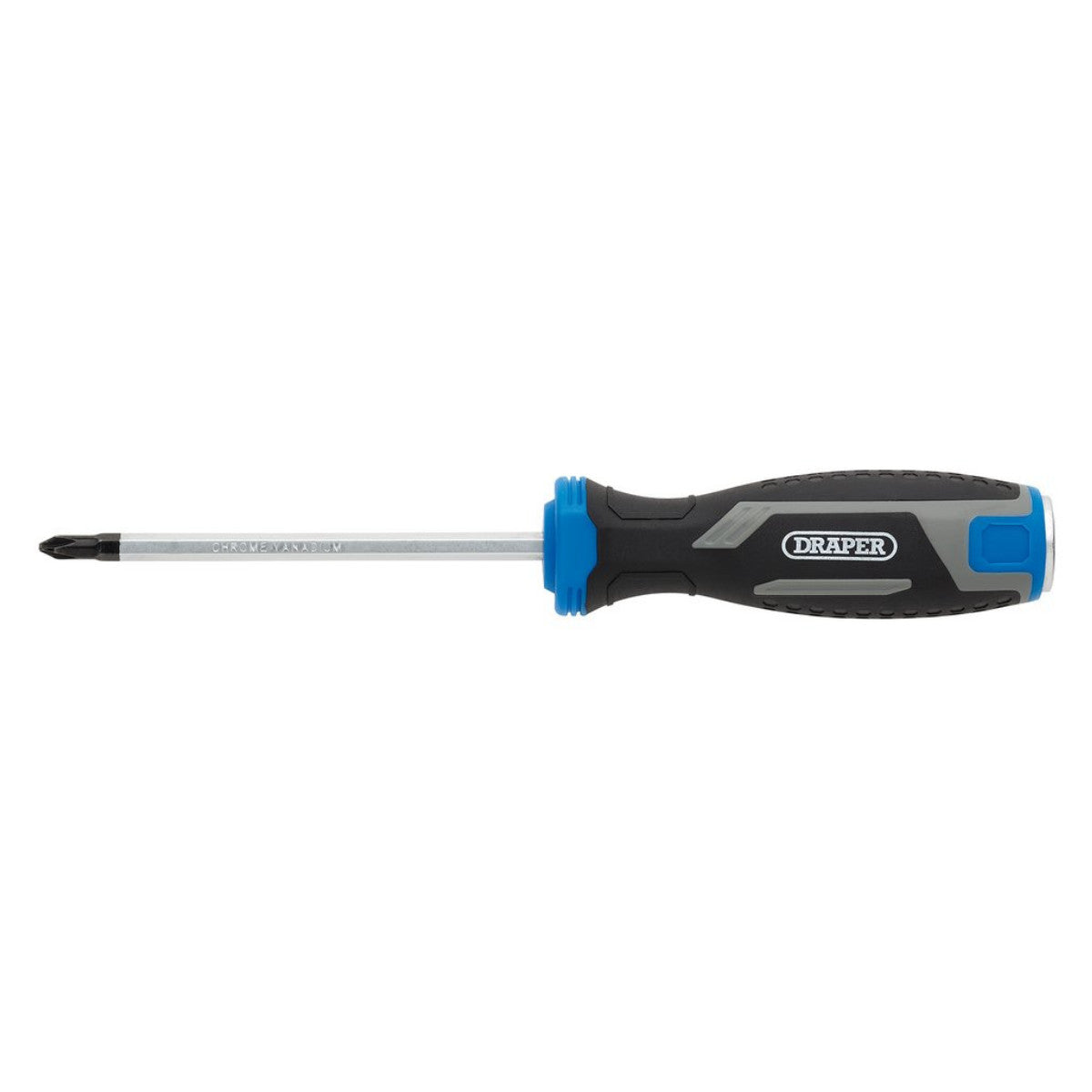 Draper Pound Thru Phillips Soft Grip Screwdriver, PH1 x 100mm 13443