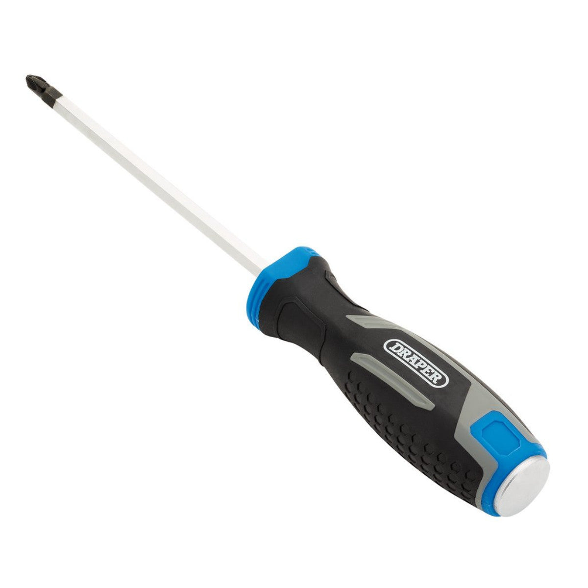 Draper Pound Thru Phillips Soft Grip Screwdriver, PH2 x 125mm 13444