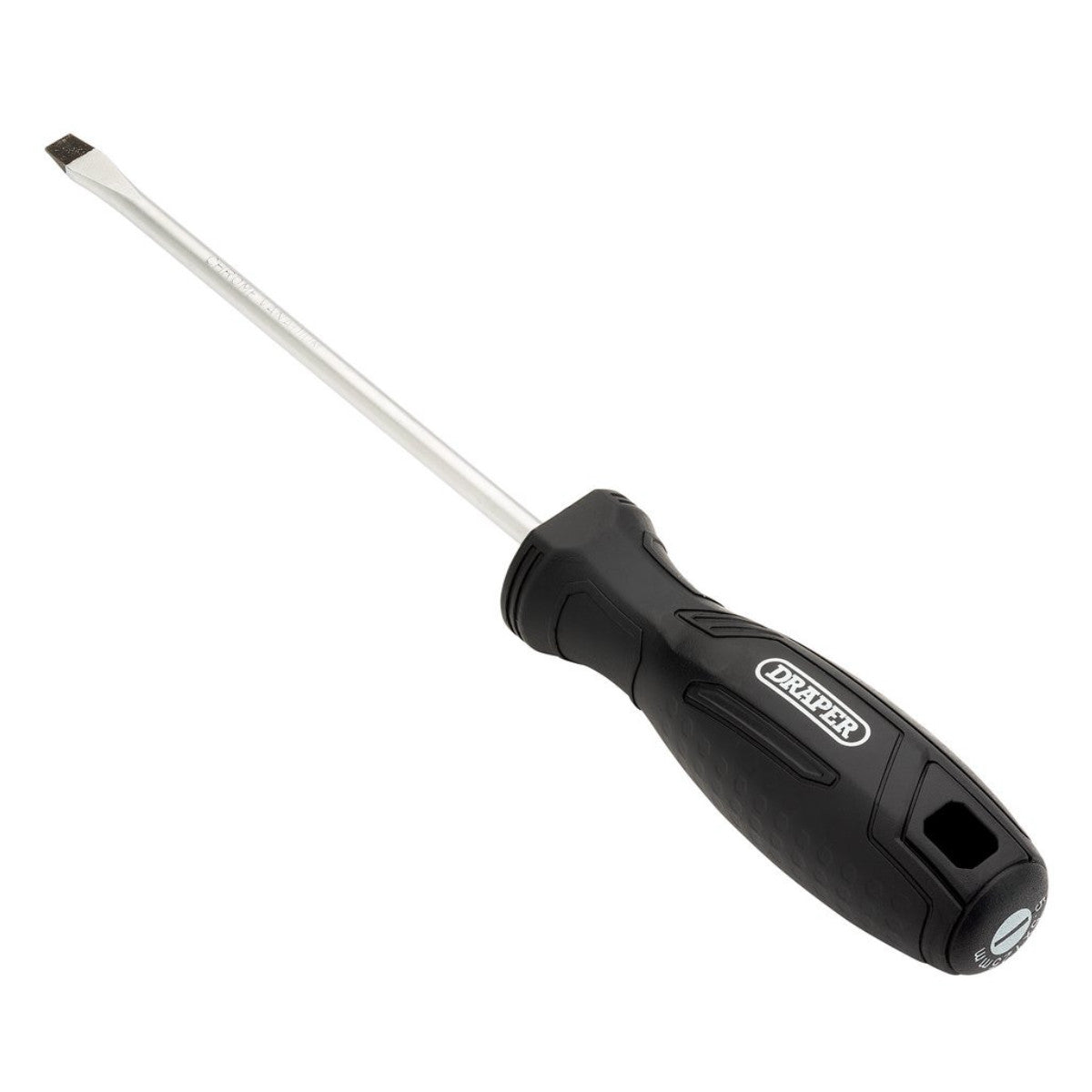 Draper Slotted Hard Grip Screwdriver, 5.5 x 125mm 13536
