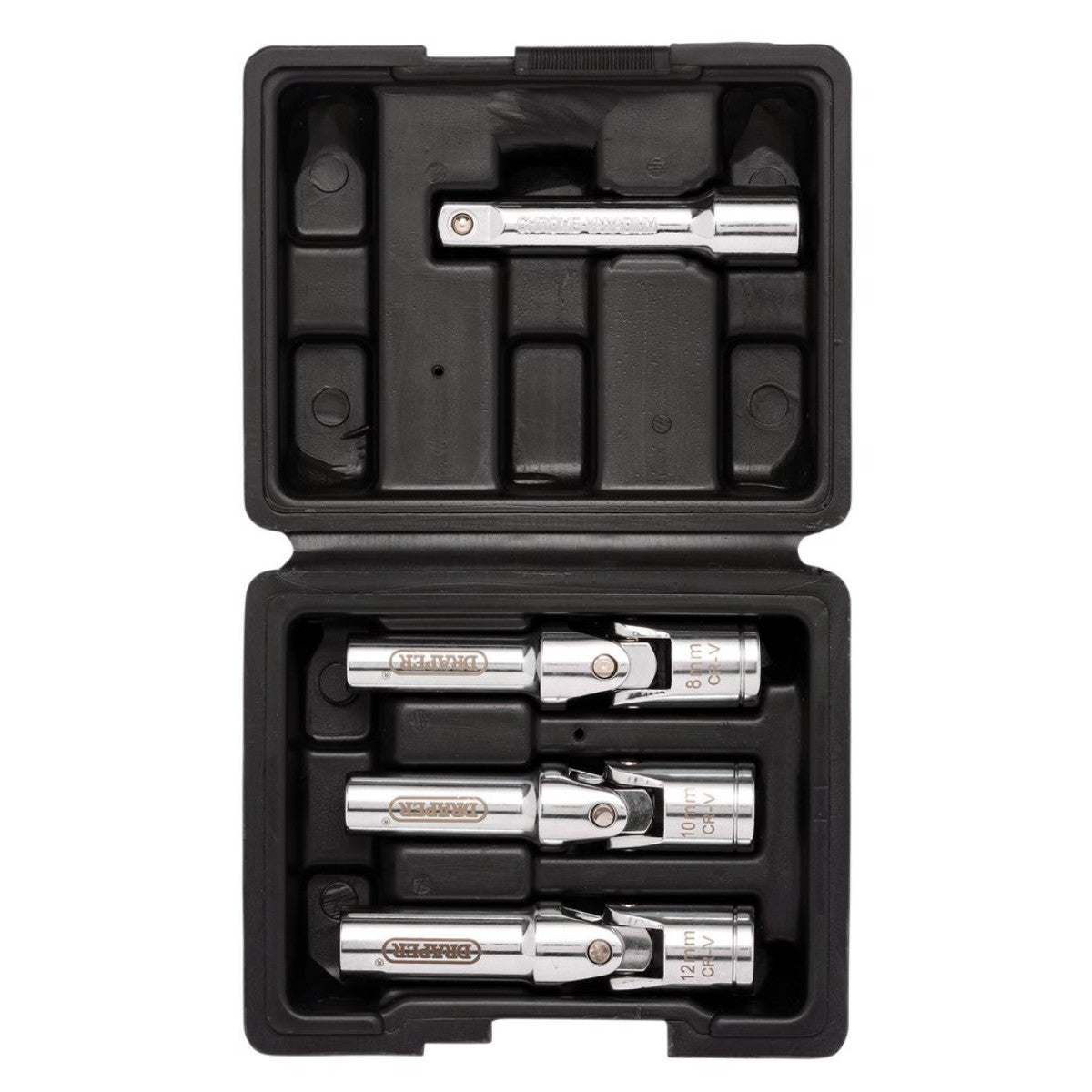 Draper Glow Plug Socket Set, 3/8" Sq. Dr. (4 Piece) 13605