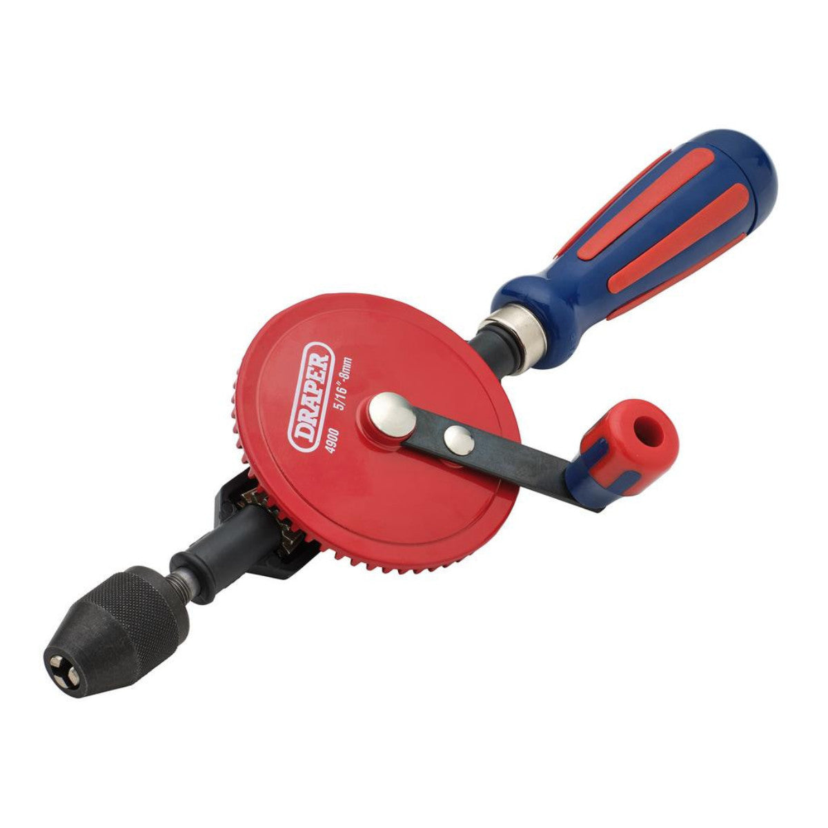 Draper Chuck Double Pinion Hand Drill, 8mm/5/16" 13838