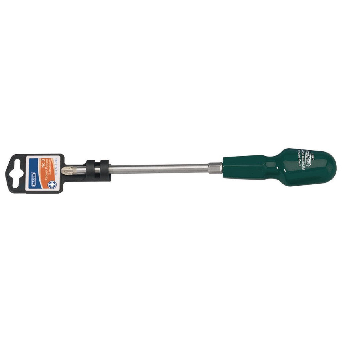 Draper PZ Type Cabinet Pattern Screwdriver, No.3 x 150mm 14088