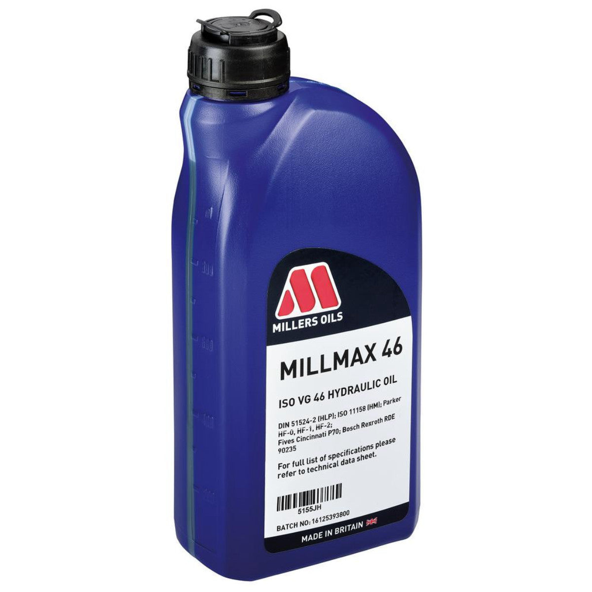 Millers Oils Millmax 46 Hydraulic Oil, 1L 14482