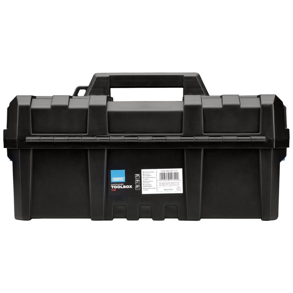 Draper Plastic Cantilever Toolbox, 454mm 14709